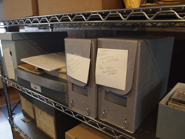 http://morrisoncountyhistory.org/museumpics/leblanccoll4.jpg Temporary labels on LeBlanc collection boxes, February 2012