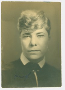 Jane Moyer as a young woman.