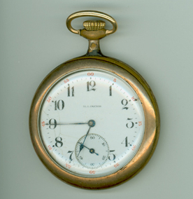 Pocket watch from Morrison County Historical Society collections, # 2008.75.3.