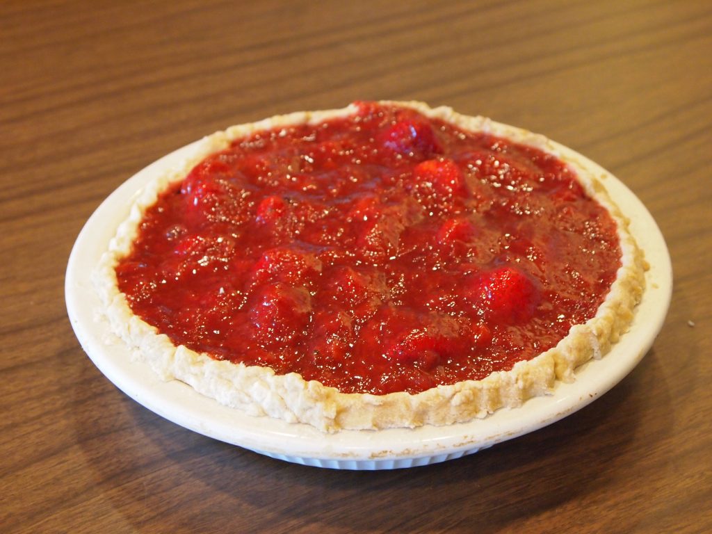 Homemade pie by Camille Warzecha. Six of Camille's pies are one of MCHS's 2017 raffle prizes.
