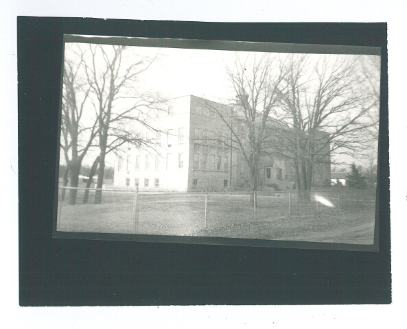 Our Lady of the Angels Academy, Belle Prairie, MN. This served as the school for the Holy Family Church in Belle Prairie. The building has been rehabilitated and currently serves as rental housing. Undated photo. #1979.16.29b.