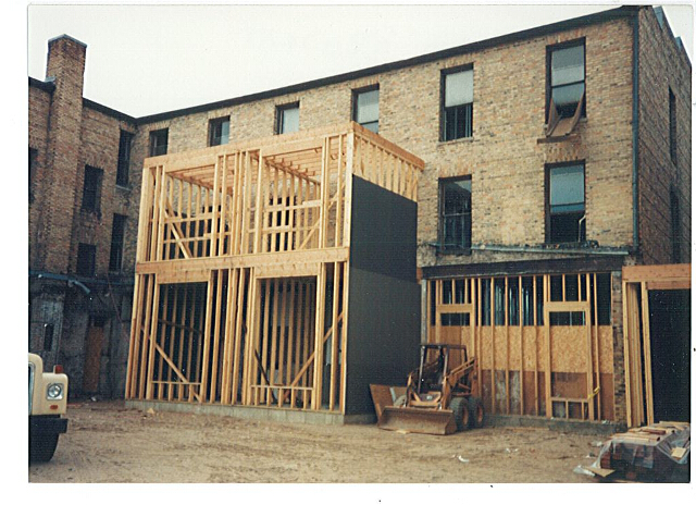 Remodeling of Buckman Hotel as apartments, 1994. #1999.73.22a.
