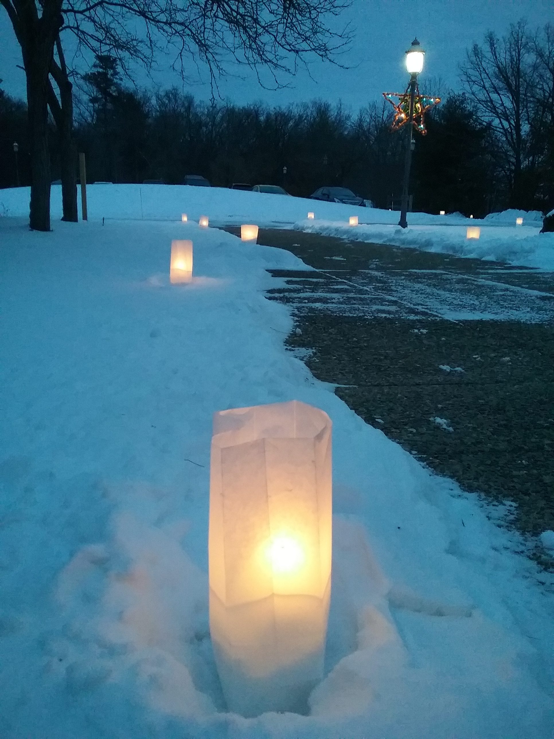 Candlelight Hike, Weyerhaeuser Museum, Little Falls, MN.