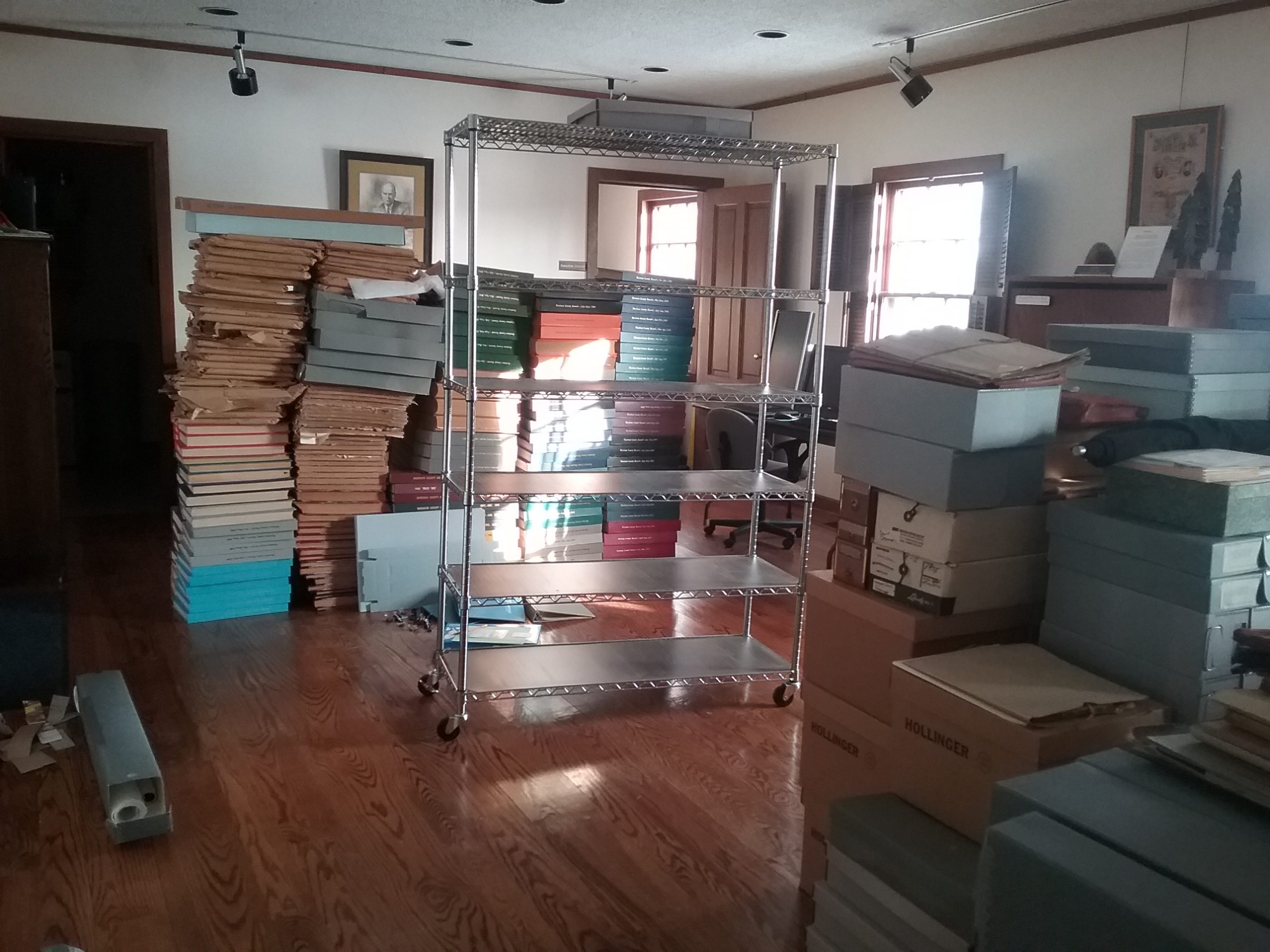 The Research Room this morning before our board members got to work, December 20, 2019.