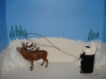 Sample Peep diorama: Father Pierz Trying to Capture an Elk
