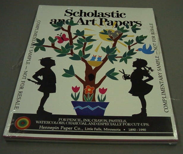 Scholastic and Art Papers from the Hennepin Paper Company of Little Falls, MCHS Collections #2001.28.2.A.