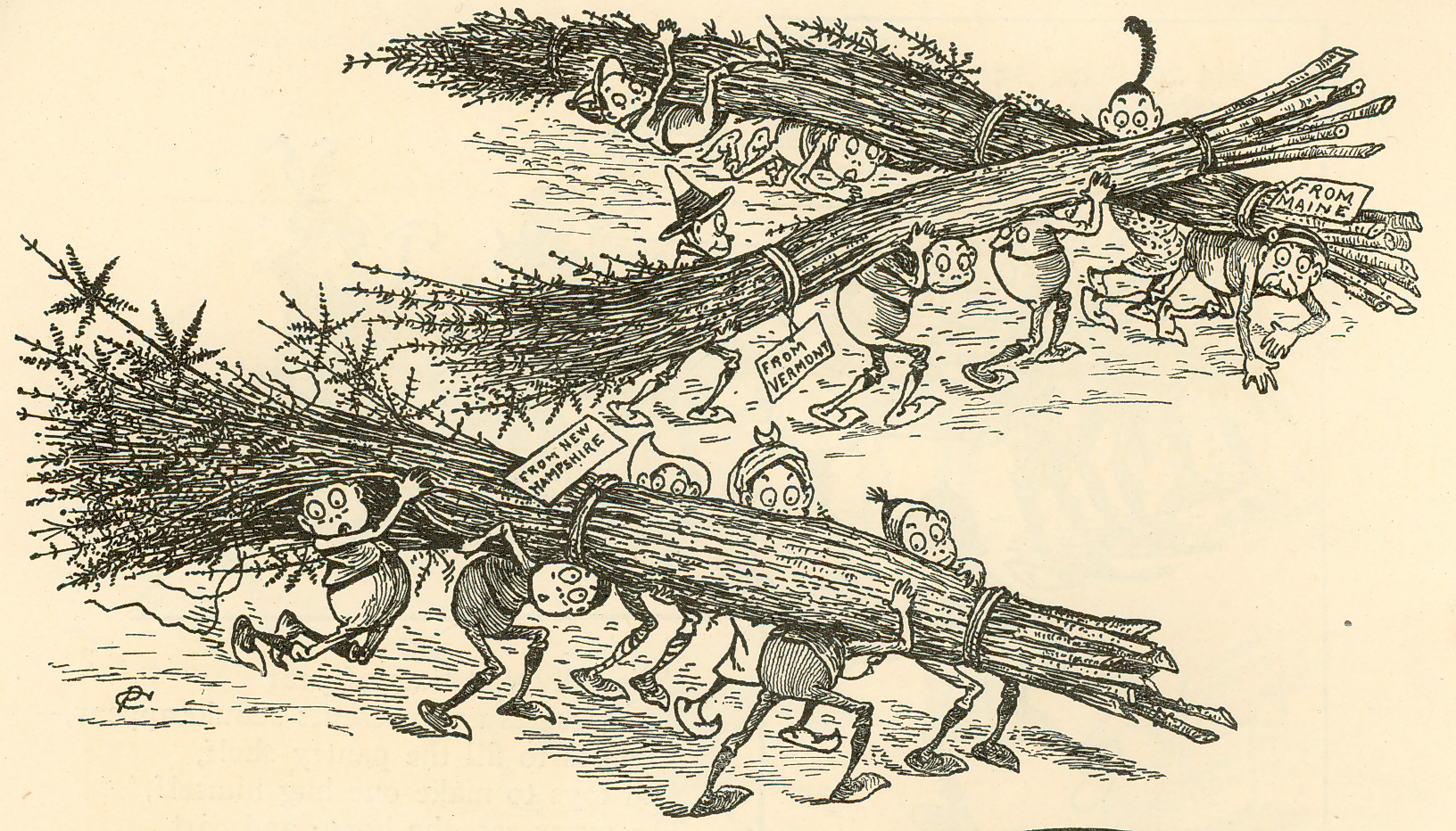 Brownies by Palmer Cox, St. Nicholas magazine.