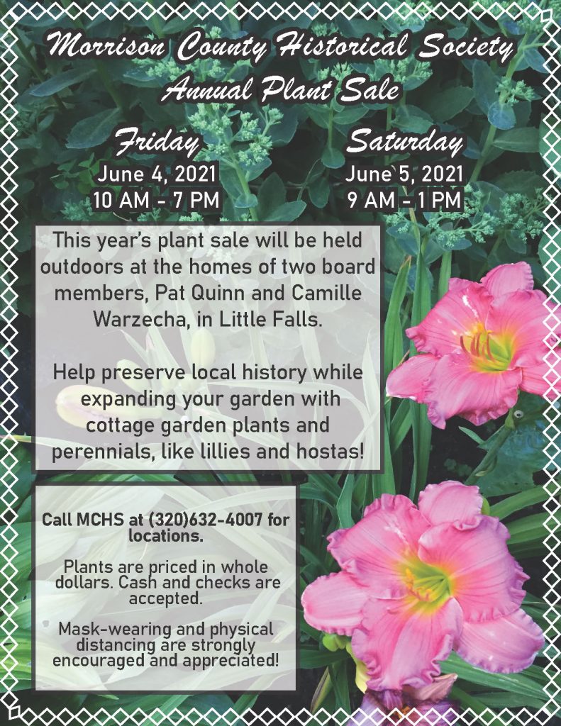 2021 MCHS Plant Sale Flyer.