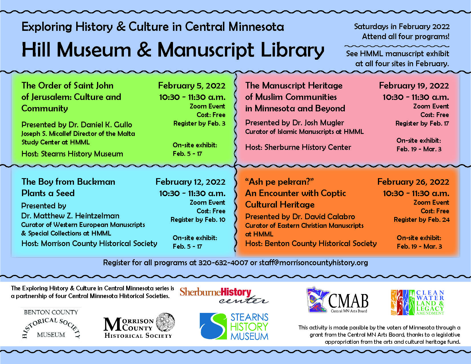 2022 Exploring History & Culture in Central Minnesota - Hill Museum & Manuscript Library